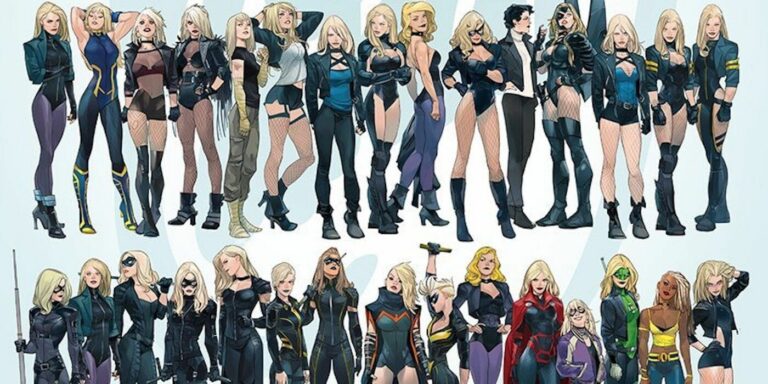 Every Black Canary Costume Displayed in Amazing Art