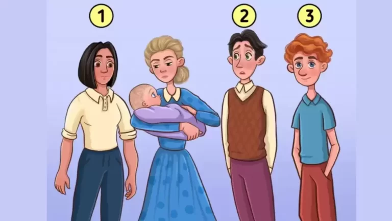 From The Clues In The Picture Find Out Who Is The Father OF The Baby In This Visual Puzzle