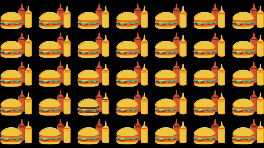 Observation Skill Test: Can you find the Odd Burger in 10 Seconds?