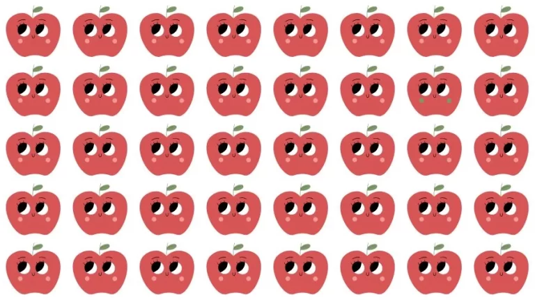 Observation Skills Test: Can you find the Odd Apple in 10 Seconds?