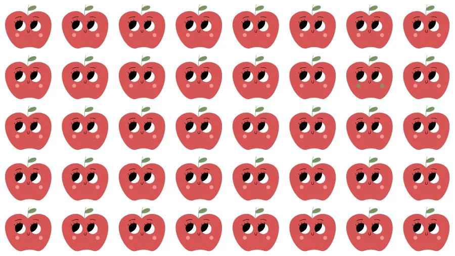 Observation Skills Test: Can you find the Odd Apple in 10 Seconds?