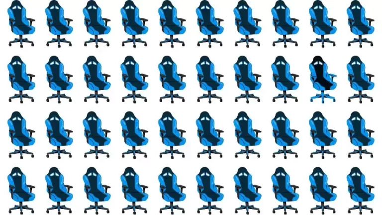 Observation Skills Test: Can you find the Odd Chair in 10 Seconds?