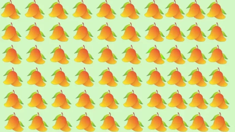 Observation Skills Test: Can you find the Odd Mango in 10 Seconds?