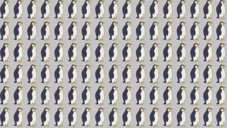 Observation Skills Test: Can you find the Odd Penguin in 10 Seconds?