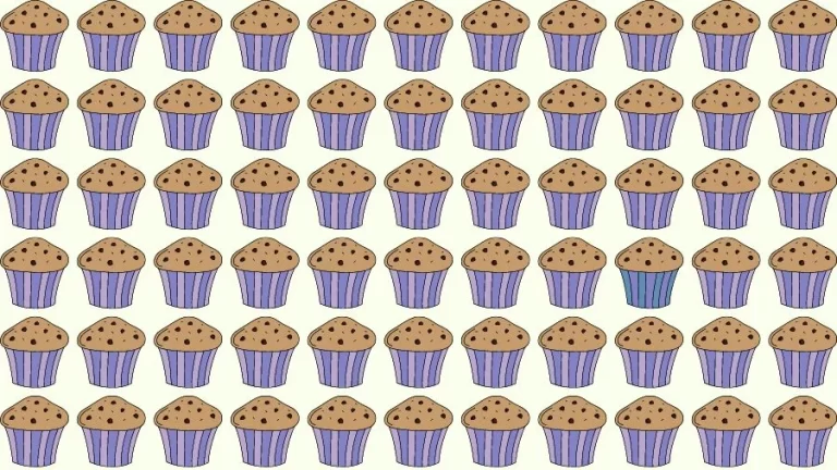 Optical Illusion Eye Test: Can you find the Odd Cupcake in 20 Seconds?