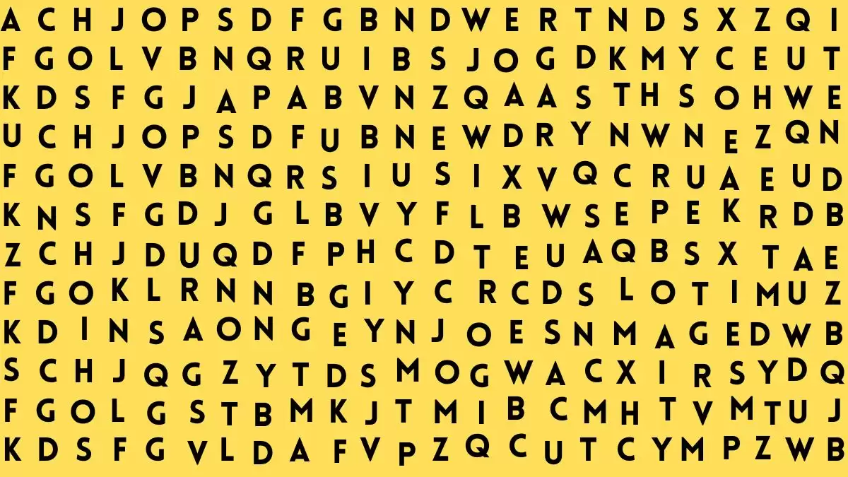 Optical illusion Visual Test: Can you Find the Hidden Word Best in 12 Secs