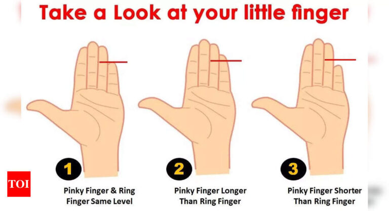 Personality test: The length of your pinky finger can reveal a lot about your hidden traits
