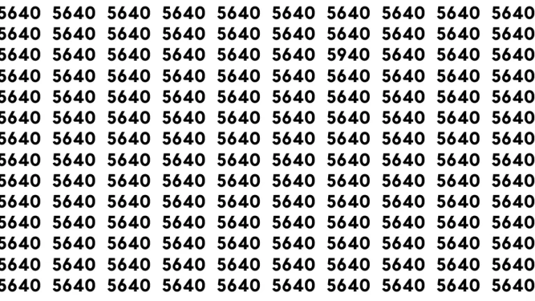 Test Visual Acuity: If You Have Sharp Eyes Find The Number 39 in 10 Secs