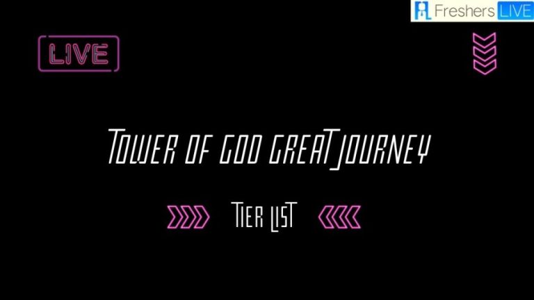 Tier List Tower Of God Great Journey 2023, Tower Of God Great Journey Characters
