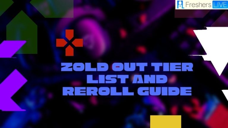 Zold Out Tier List and Reroll Guide, Zold Out Characters List