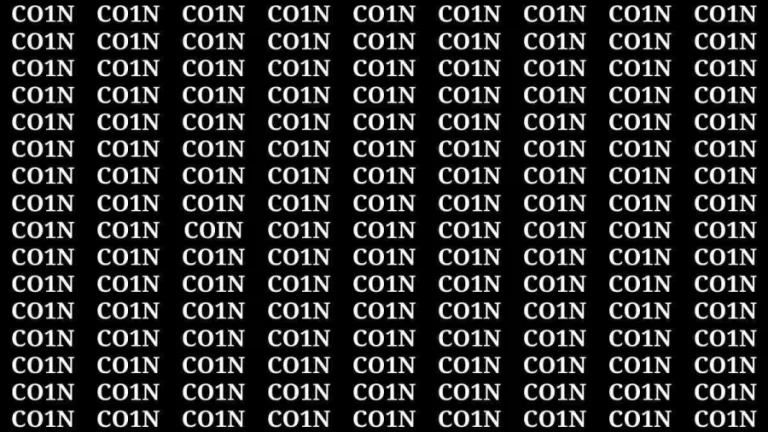 Observation Brain Test: If you have Hawk Eyes Find the Word Coin in 15 Secs