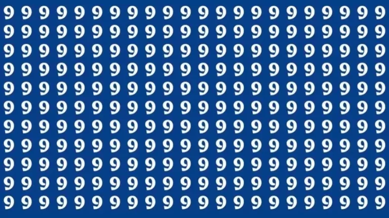 Observation Brain Test: If You Have Hawk Eyes Find 6 among the 9s within 20 Seconds?