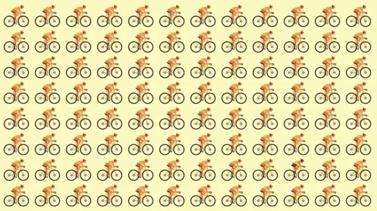 Optical Illusion Challenge: If you have Sharp Eyes find the Odd Bicycle in 12 Seconds