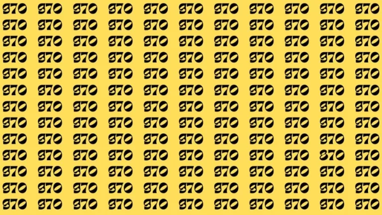 Observation Brain Test: If you have Hawk Eyes Find the Number 870 among 970 in 15 Secs