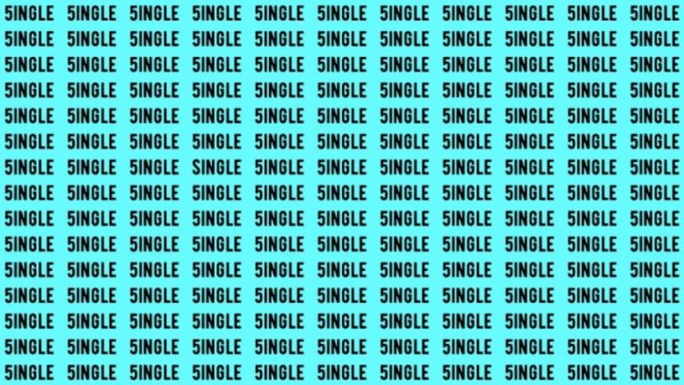 Brain Test: If you have Hawk Eyes Find the Word Single in 15 Secs