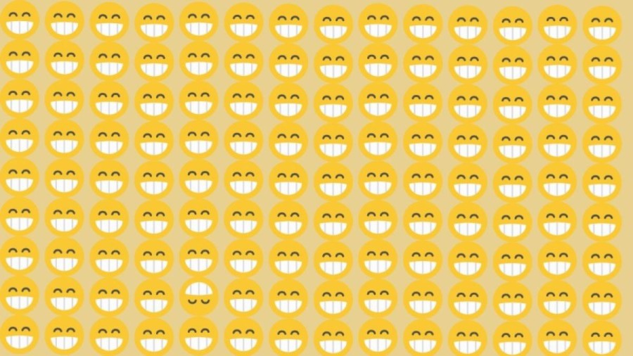 Observation Brain Test: If you have Sharp Eyes Find the Odd Emoji