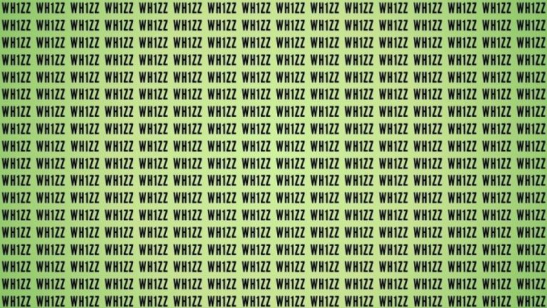 Observation Brain Test: If you have Hawk Eyes Find the Word Whizz in 16 Secs