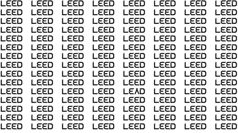 Brain Teaser: If you have Hawk Eyes Find the Word Lead among Leed in 15 Secs