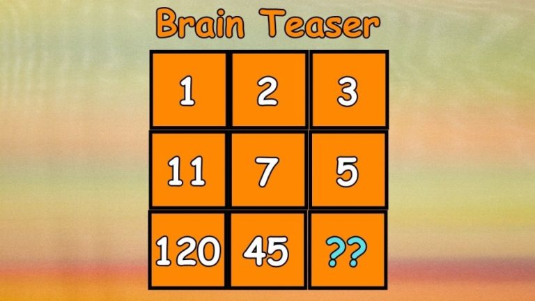 Brain Teaser: Can you Find the Missing Number in this Math Quiz?