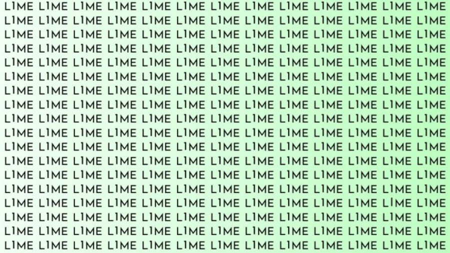 Brain Teaser: If you have Hawk Eyes Find the Word Lime in 12 Seconds
