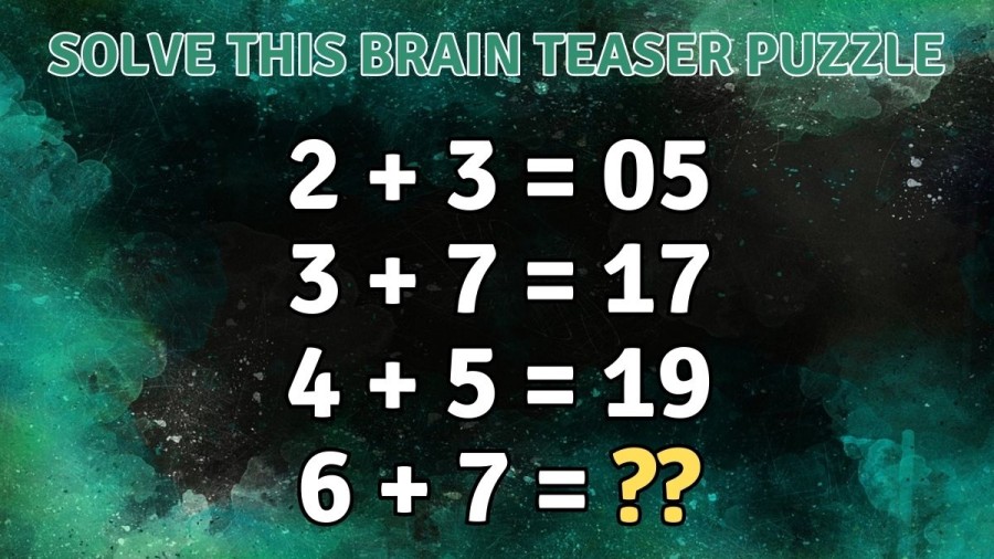 Solve this Brain Teaser Puzzle if you are a Genius in 20 Seconds