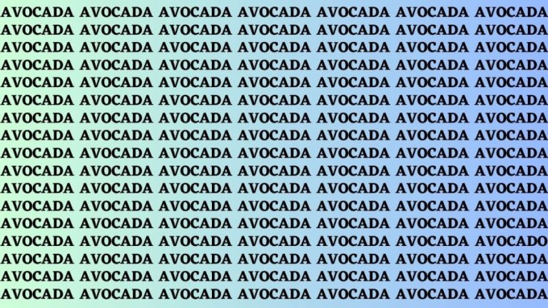 Observation Brain Test: If You Have Hawk Eyes Find Avocado Among Avocada in 22 Secs?