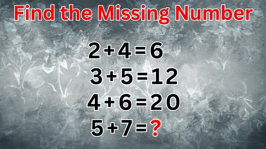 Brain Teaser: Only a Genius can Find the Missing Number and Solve this Math Puzzle