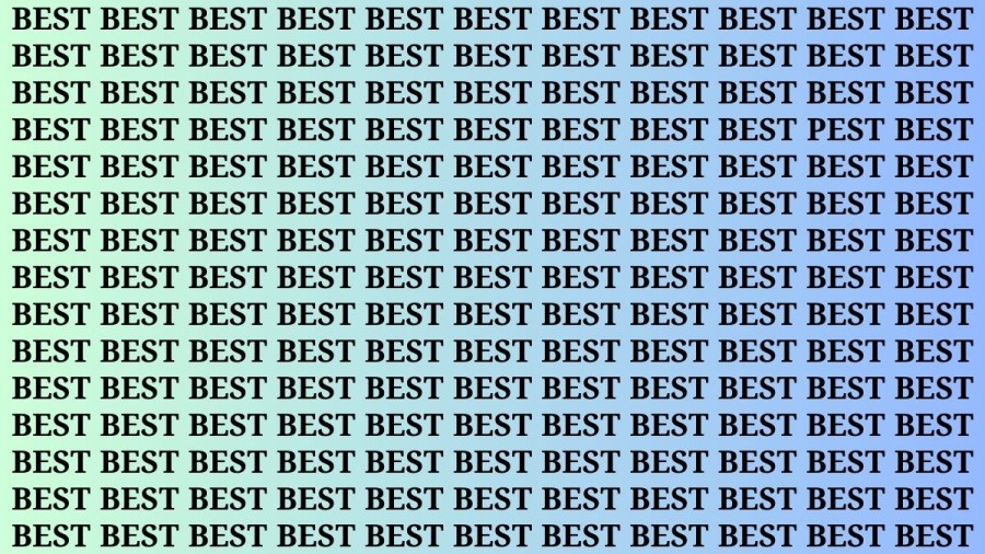 Brain Teaser for Geniuses : Find the Letter D among B in 10 Secs