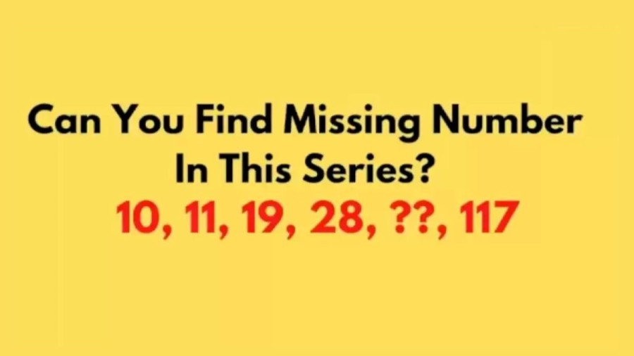 Brain Teaser: Can you Find the Missing Number in this Series? Math Puzzle