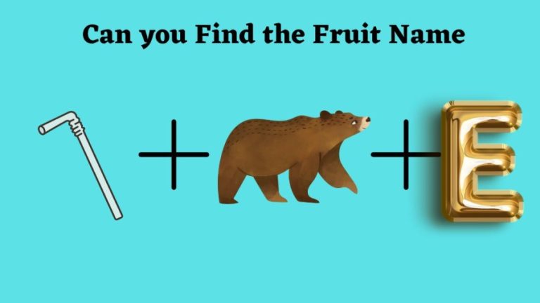 Brain Teaser: Can You Find the Fruit Name in this Picture Using the Emoji Clues