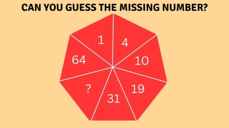 Brain Teaser – Can You Guess the Missing Number? Math Test