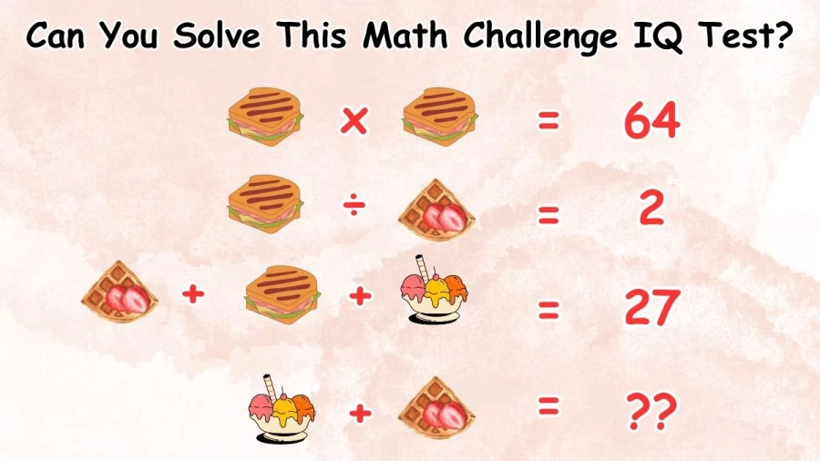 Brain Teaser: Can You Solve This Math Challenge IQ Test?