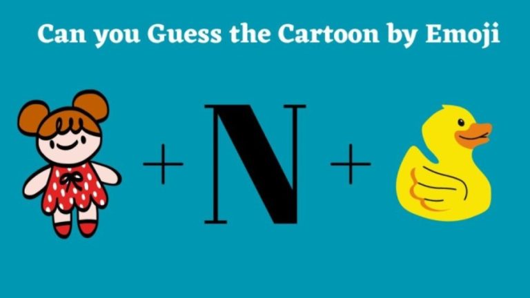 Brain Teaser: Can you Name the Cartoon in this Image within 10 Seconds? Emoji Puzzle