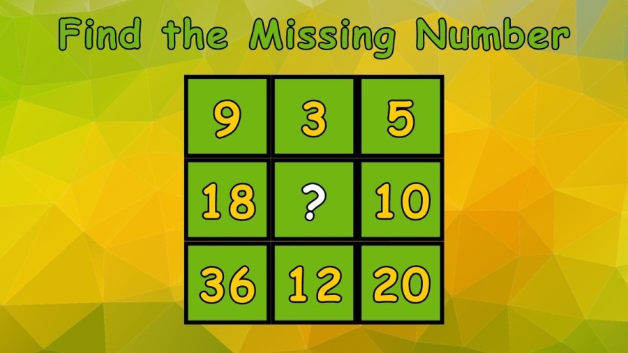 Brain Teaser: Find the Missing Number