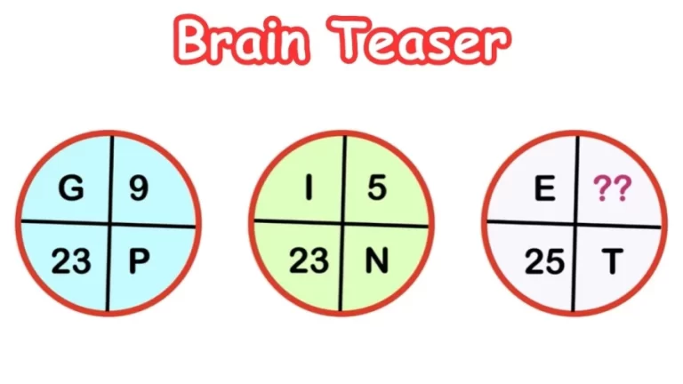 Brain Teaser: Find the Missing Number || Circular Missing Puzzle