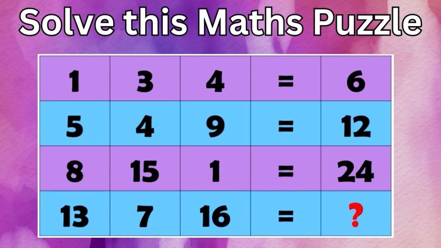 Brain Teaser: Only 1 in 100 can Solve this Maths Puzzle