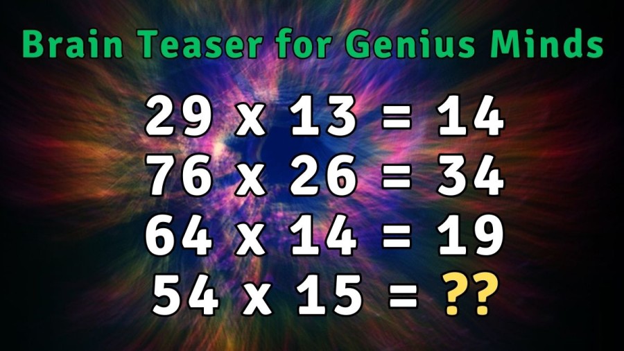 Brain Teaser for Genius Minds: Can you Solve this Equation?