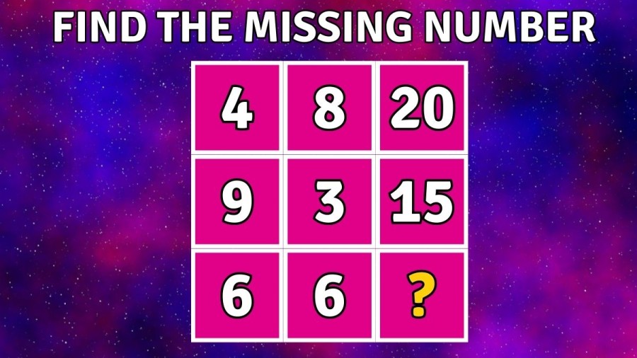 Brain Teaser for Sharp Minds: Find the Missing Number in this Puzzle