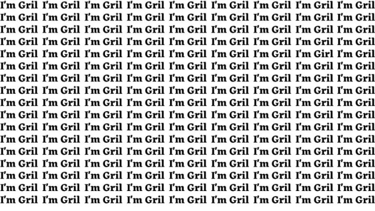 Brain Test: If you have Eagle Eyes Find I’m Girl in 18 Seconds