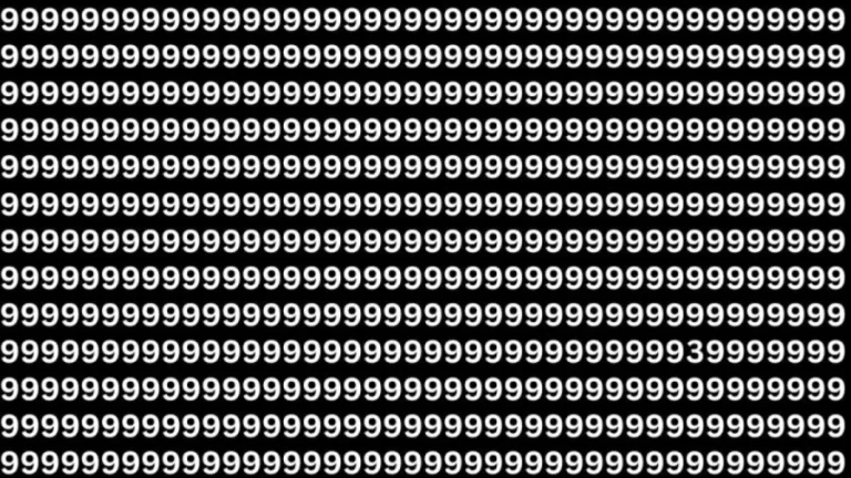 Observation Brain Test: If you have eagle eyes find 3 among the 8s within 15 Seconds