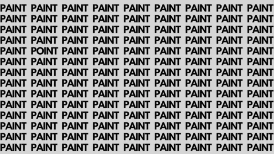 Observation Brain Test: If you have Eagle Eyes Find Point among Paint in 15 Secs