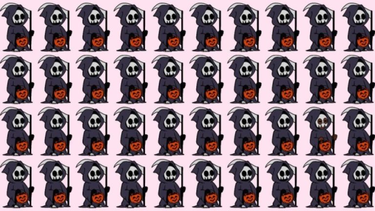 Observation Skill Test: Can you find the odd Grim Reaper within 12 seconds?