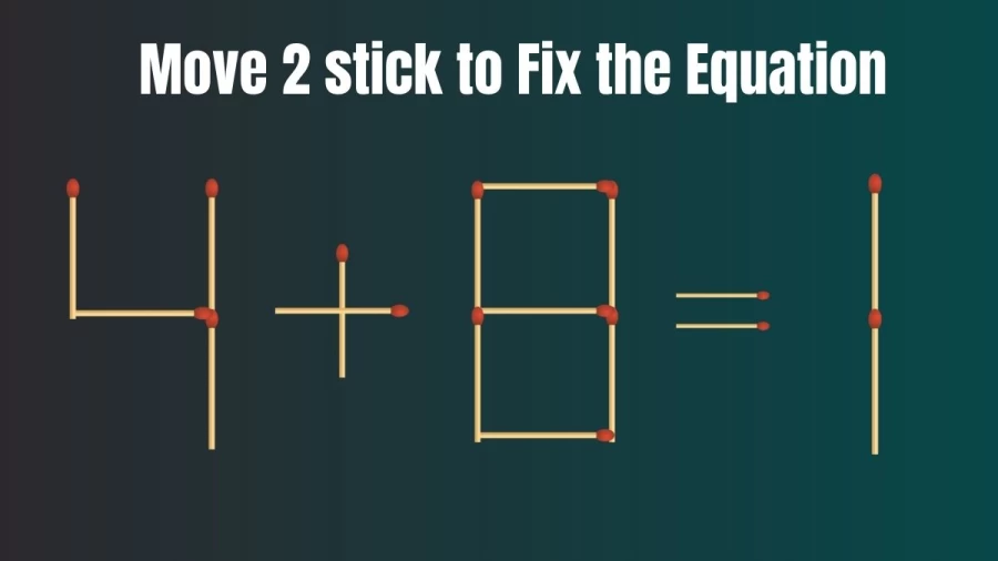 Only a Genius can Solve this Matchstick Brain Teaser Puzzle in 20 Secs