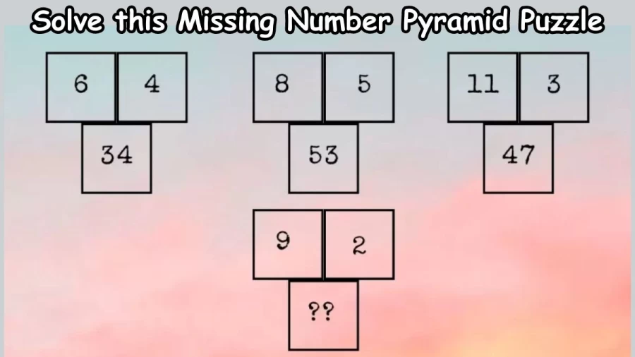 Only the Smartest Can Solve this Missing Number Pyramid Puzzle - Brain Teaser