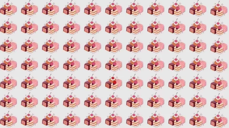 Optical Illusion Brain Test: Find the Odd Cakes in this Image within 10 Seconds