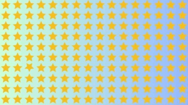 Optical Illusion: Can you find the Odd Star within 8 Seconds?