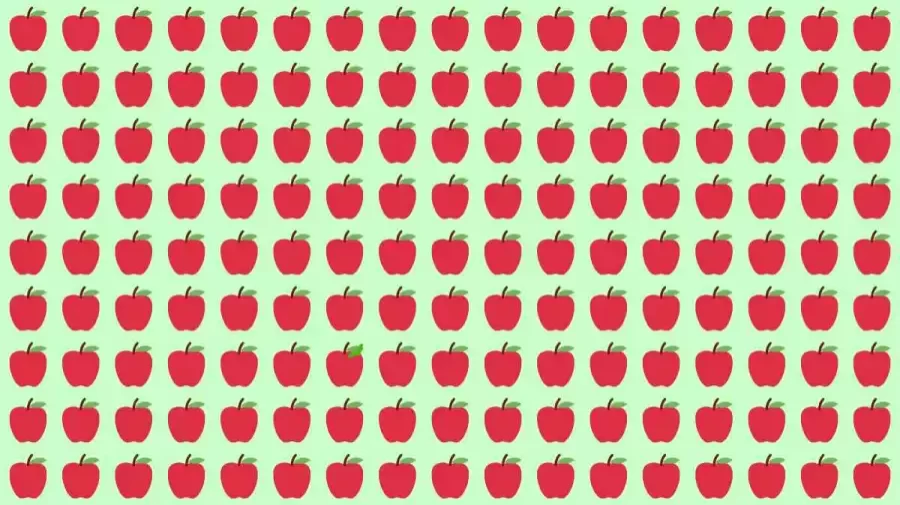 Optical Illusion: Find the Odd Apple in this Image