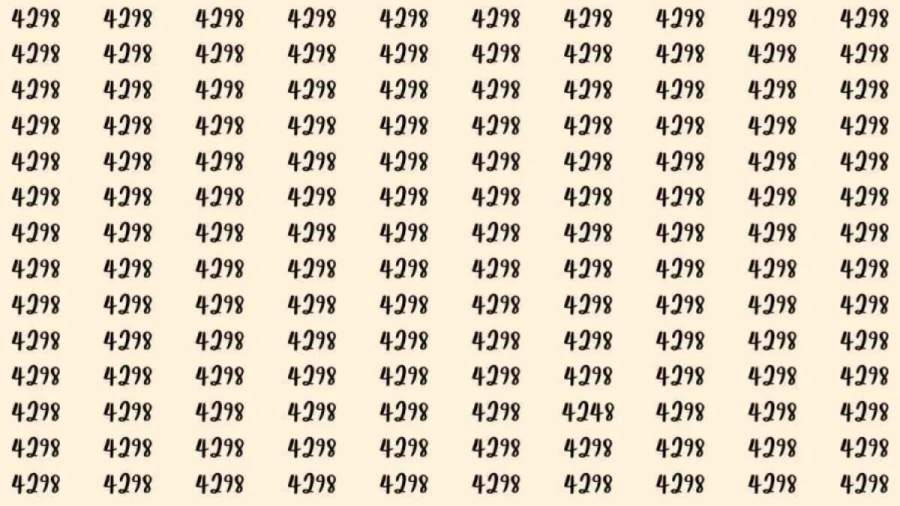 If you have Extra Sharp Eyes Find the Number 6 among 3s in 20 Secs