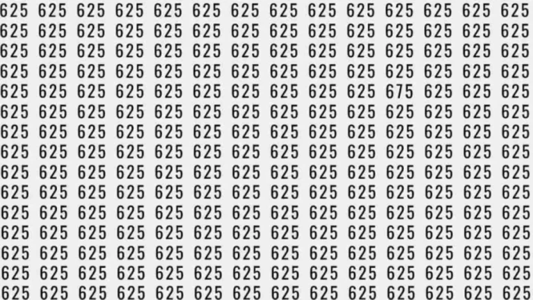 Optical Illusion Test: If you have Eagle Eyes find the number 85 among 65 in 10 Seconds