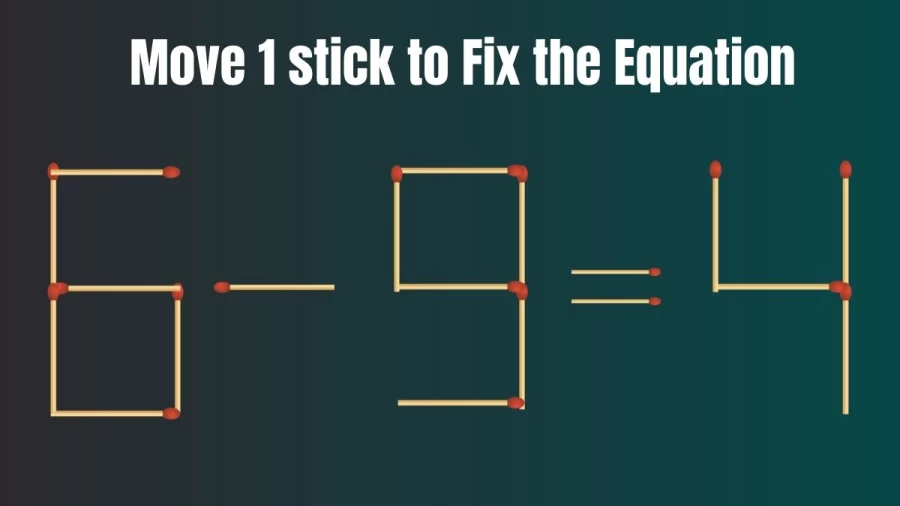 You Are a Genius Solve This Tricky Matchstick Brain Teaser Puzzle in 30 Secs